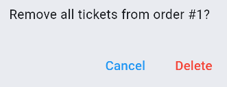 Delete tickets